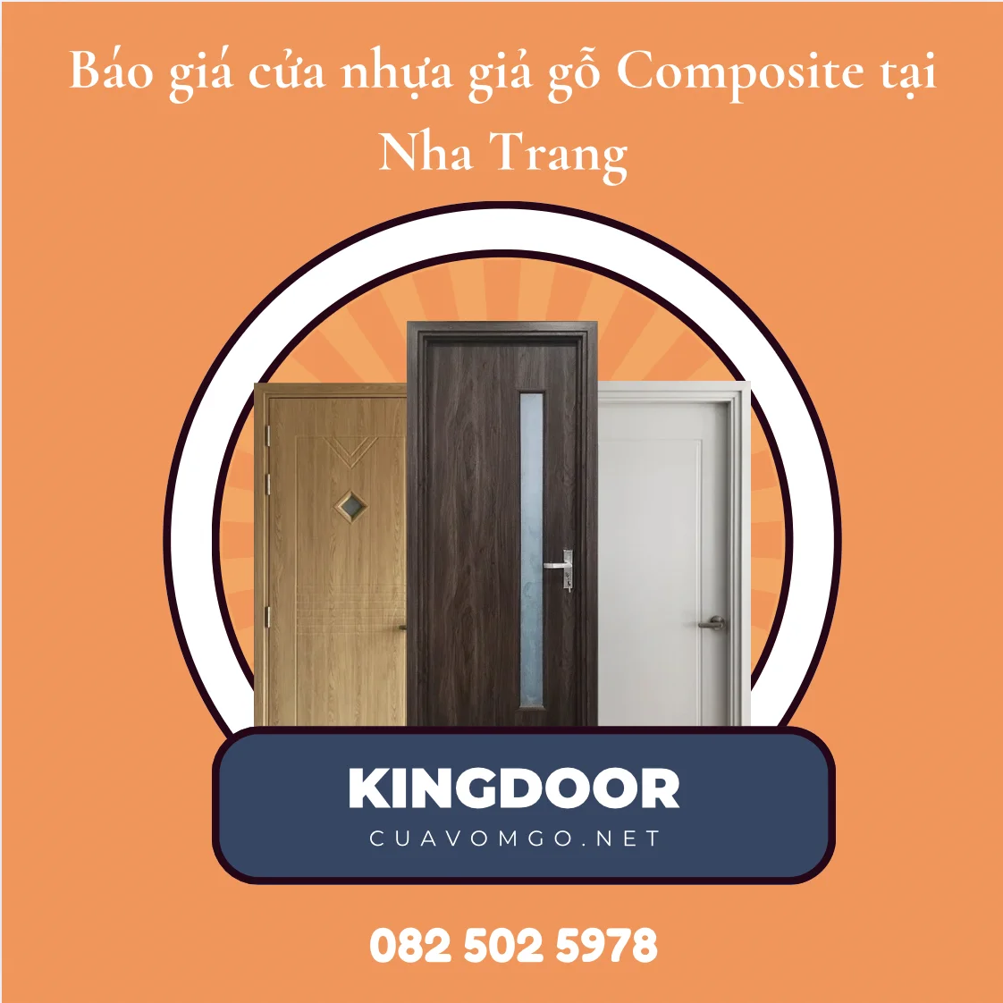 Cửa nhựa Composite phủ da