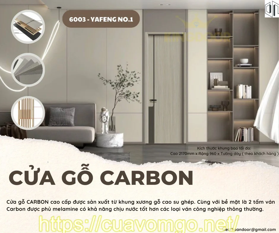 Cửa gỗ Carbon
