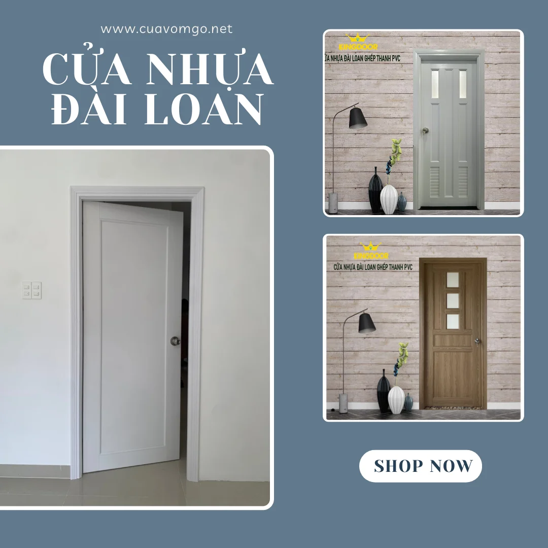 Mẫu cửa nhựa Đài Loan