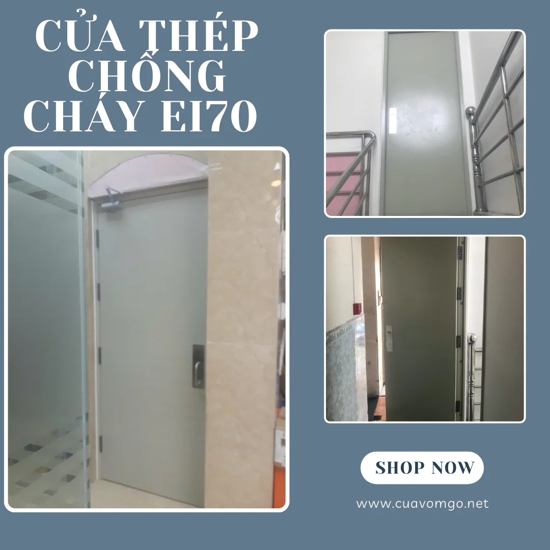 Cửa thép chống cháy 70 phút