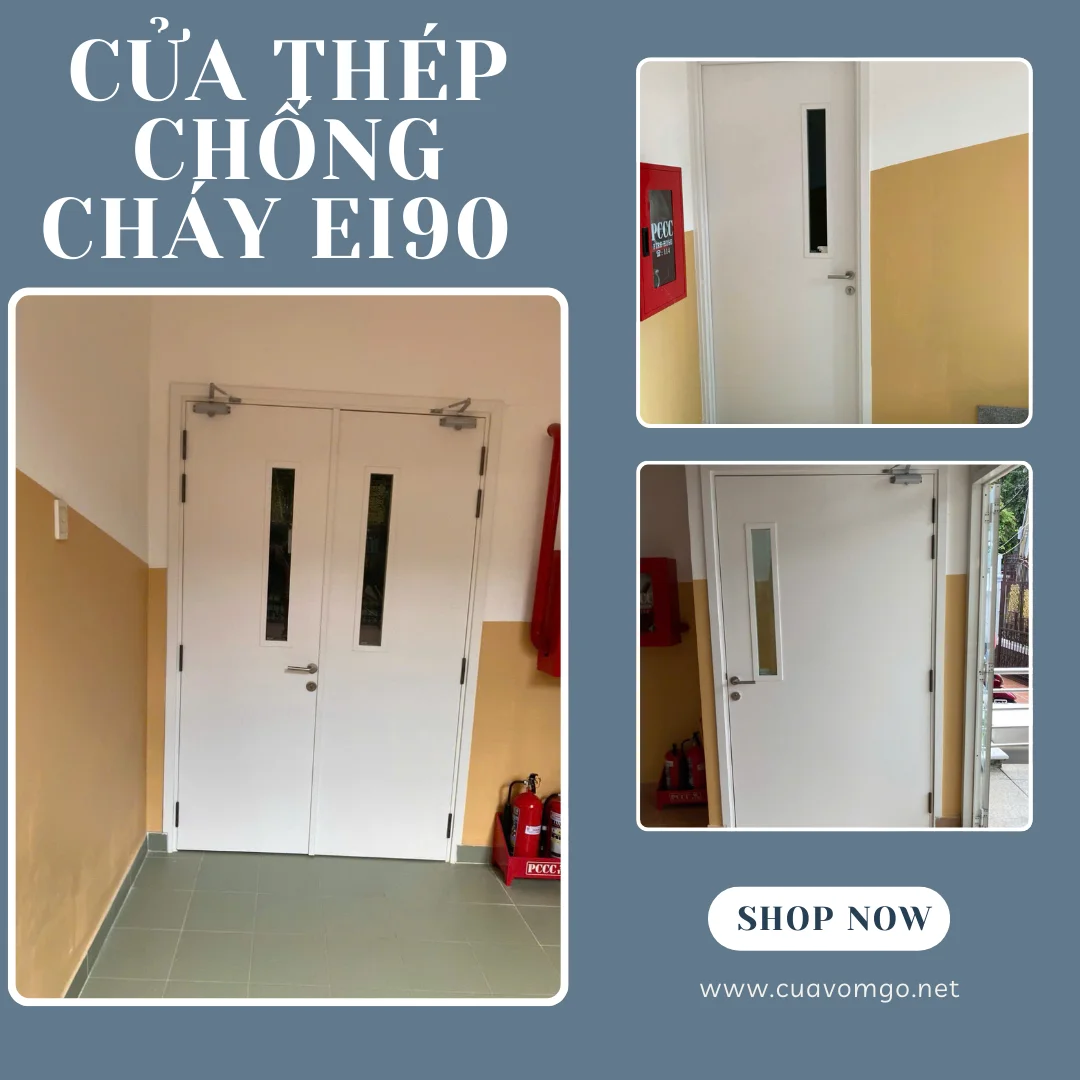 Cửa thép chống cháy 90 phút