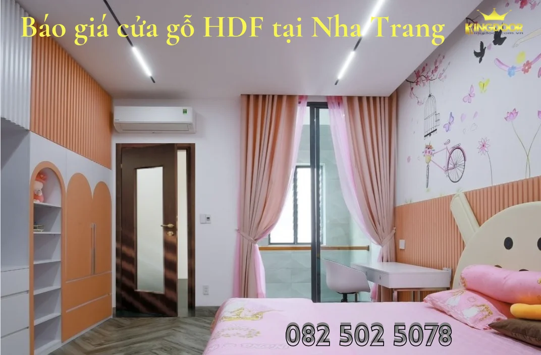 Báo giá cửa gỗ công nghiệp HDF tại Nha Trang | Cửa gỗ cao cấp