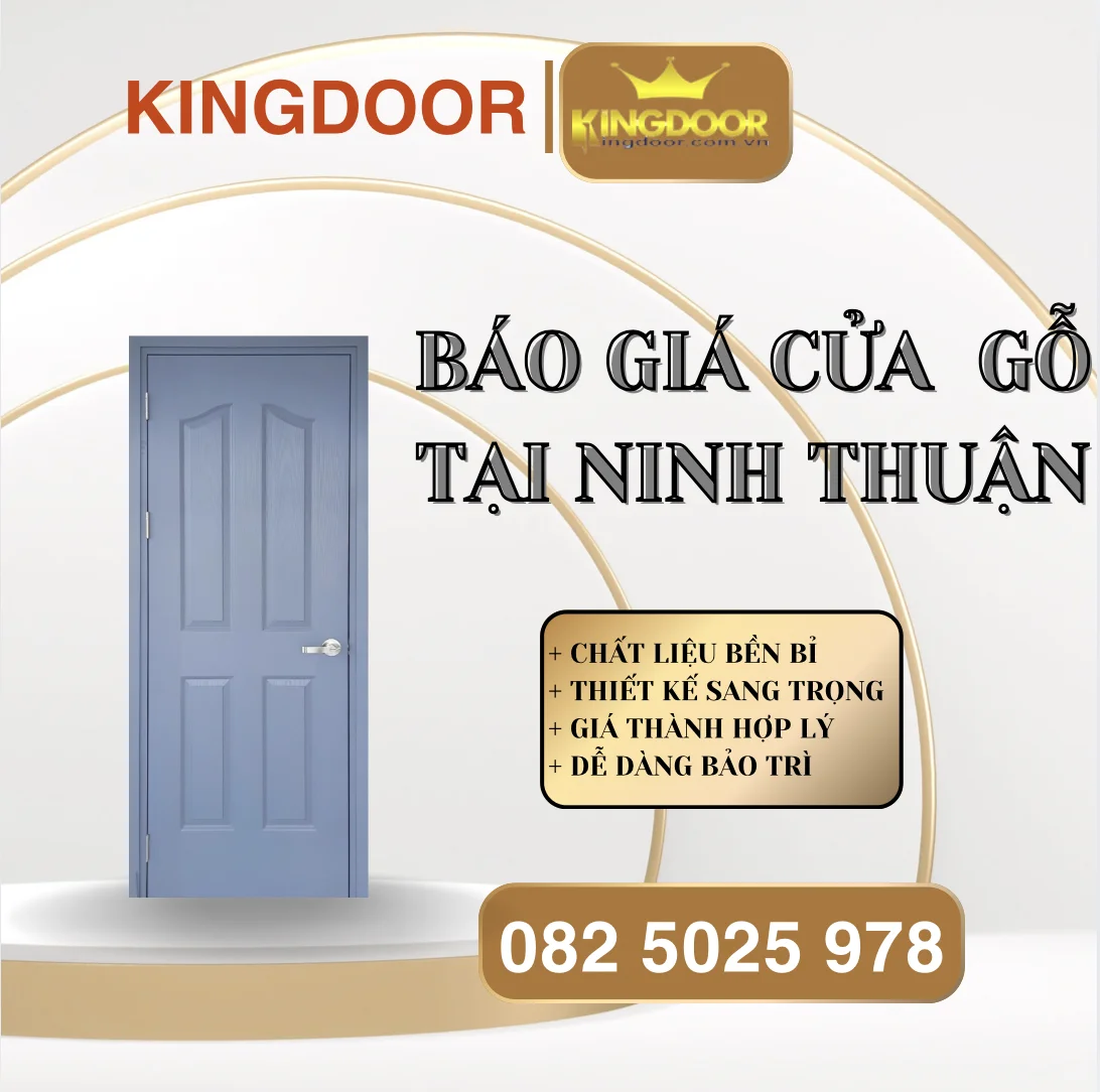 Báo giá cửa gỗ công nghiệp tại Ninh Thuận